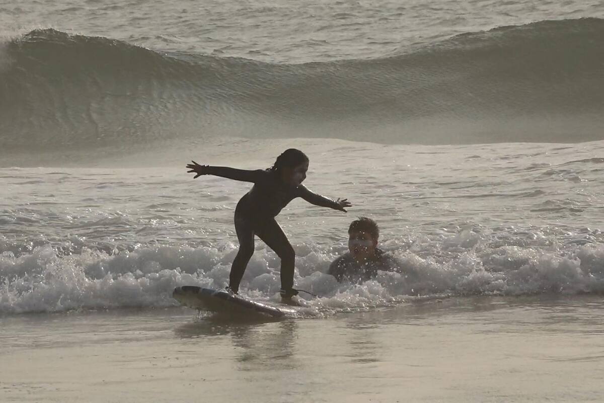 Les da el surf un respiro