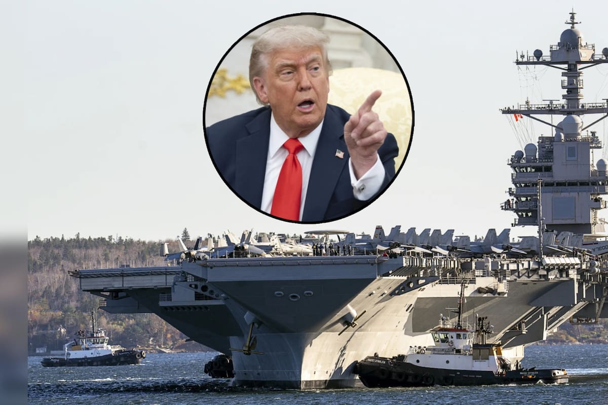 Así es el el superportaviones Gerald R. Ford que Trump mandó al Caribe