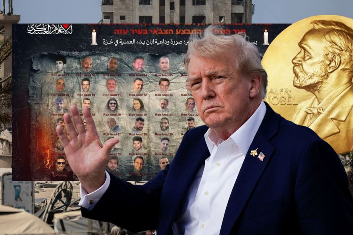 Familias de rehenes en Gaza piden al Comité Noruego otorgar el Premio Nobel de la Paz a Donald Trump por su plan de alto el fuego entre Israel y Hamás