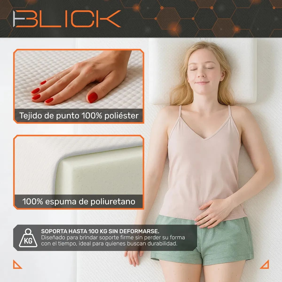 Colchón individual de tecnología Memory Foam | Mercado Libre