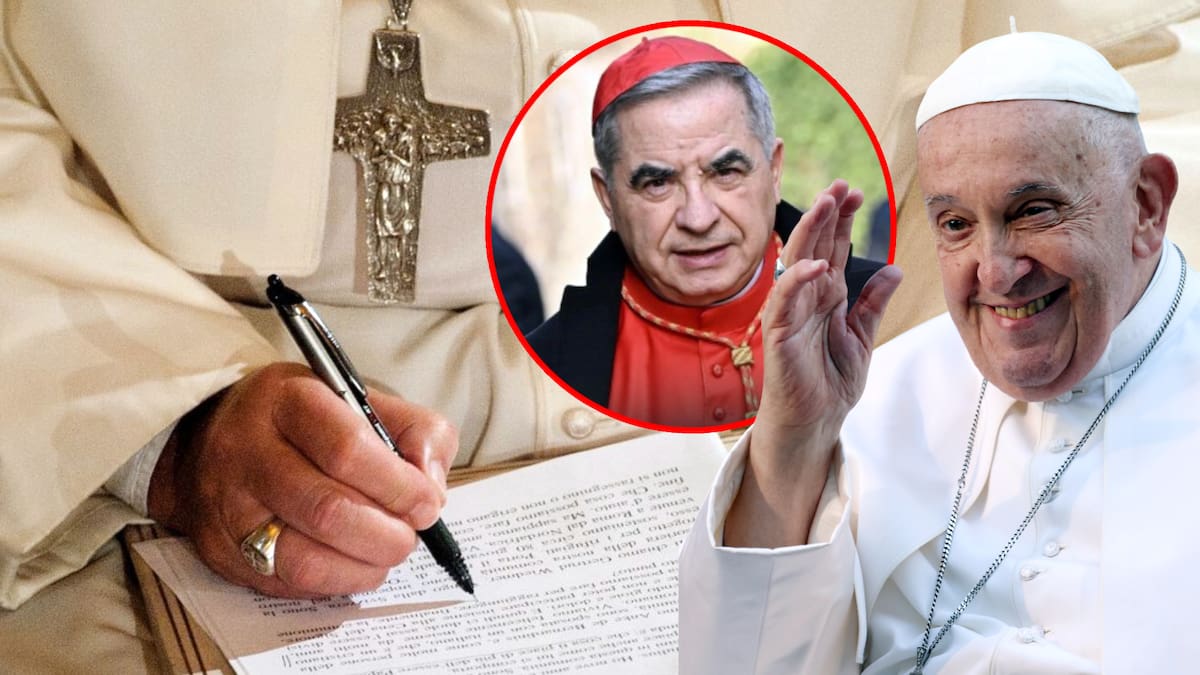El papa Francisco dejó cartas para excluir del cónclave al cardenal Becciu, acusado de corrupción. FOTO: Especial