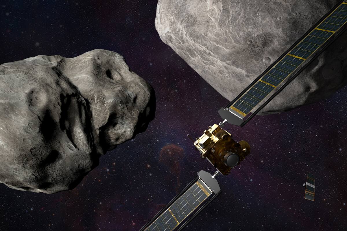 Dimorphos: Nave de la NASA choca contra un asteroide para desviar su trayectoria