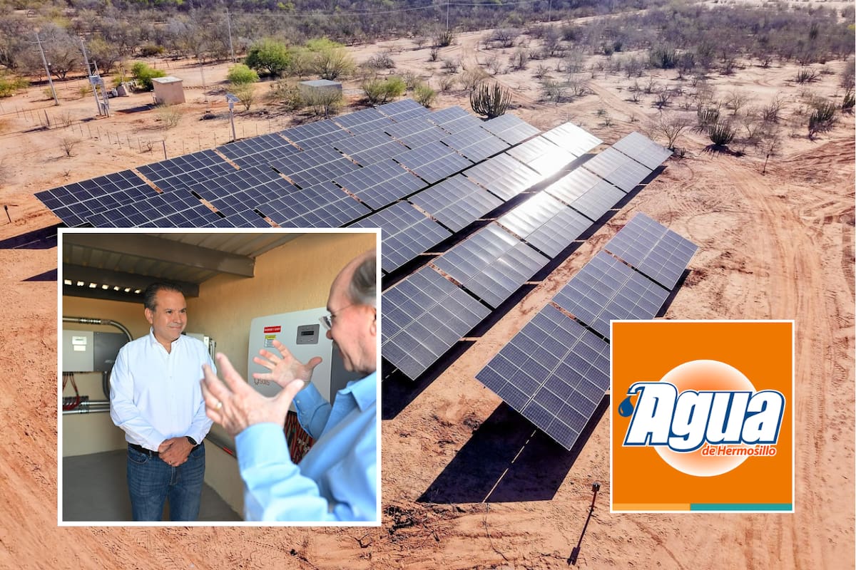 Instalan 3 mil paneles solares en pozos Los Bagotes de Agua de Hermosillo; generarán ahorro millonario en energía y mejor servicio
