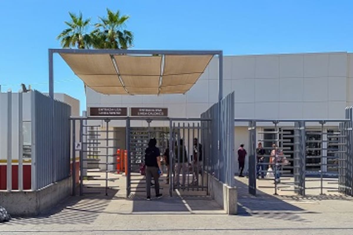 Tiempo de espera en garita en Mexicali