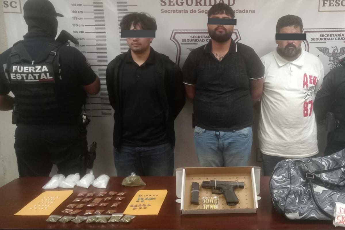 Arrestan a tres presuntos miembros del crimen organizado en Mexicali
