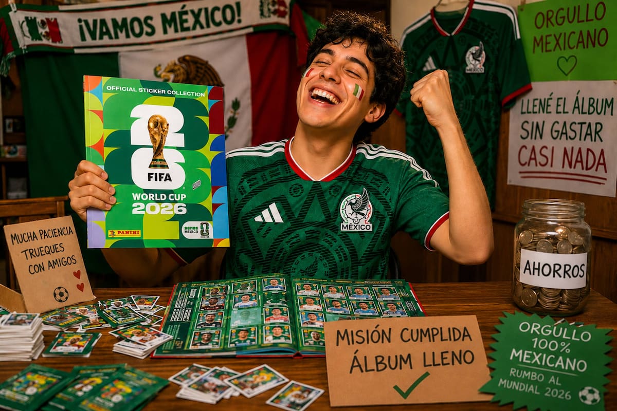 ¿Quieres ahorrar? La IA descifró cómo llenar el álbum Panini del Mundial 2026 en México de la forma más BARATA