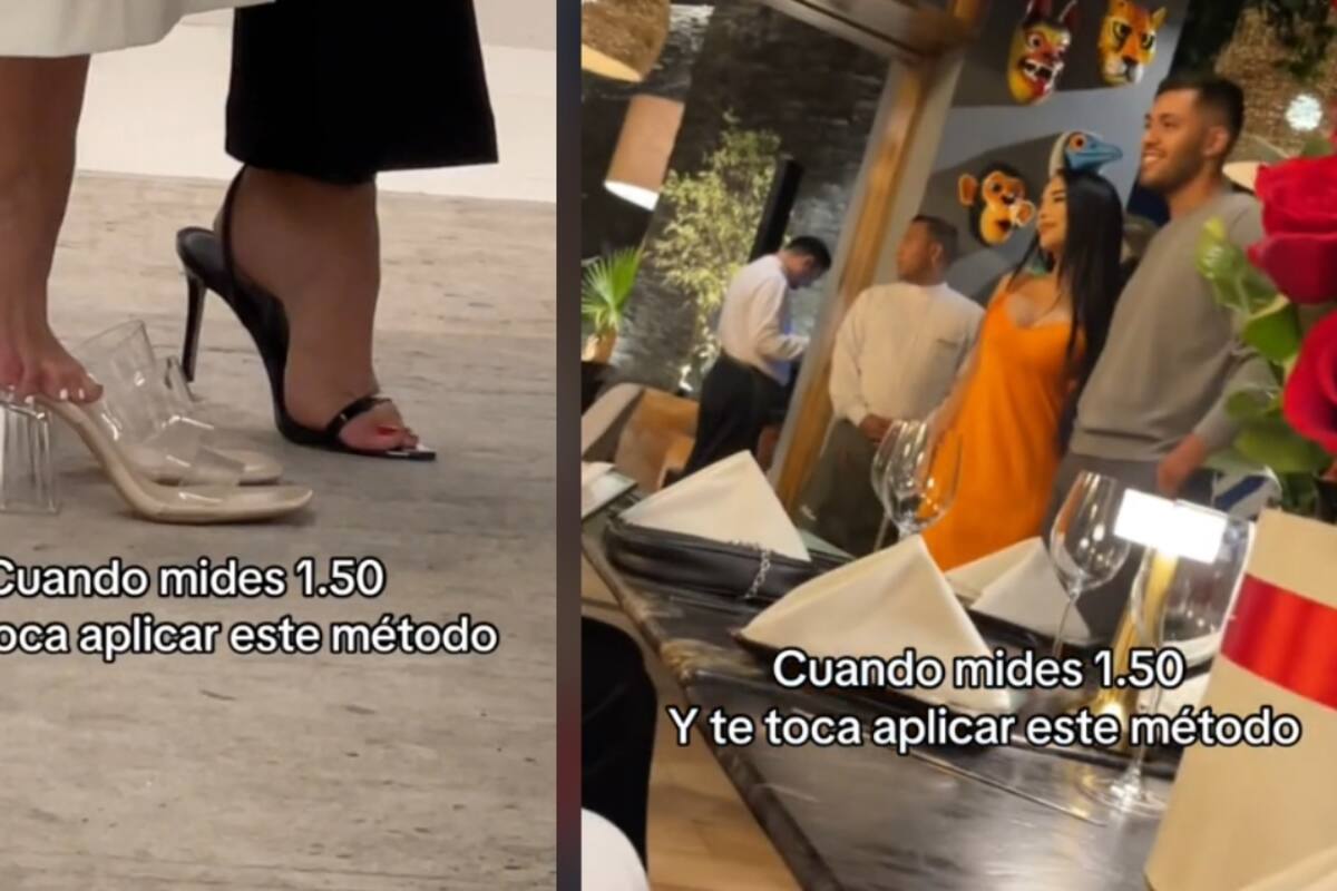 Mujer se volvió viral por su método para usar zapatillas y no parecer tan bajita