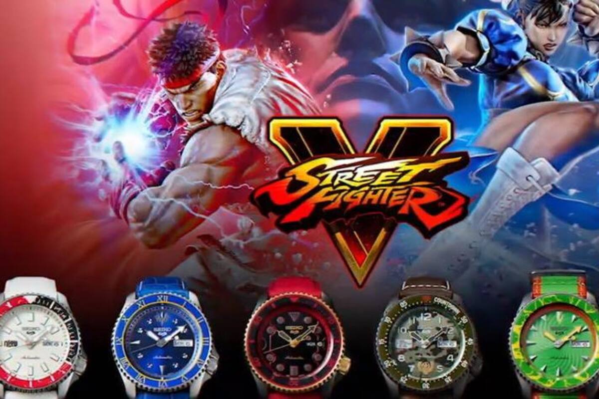 Seiko y Capcom se unen para crear su línea de relojes inspirada en Street Fighter V