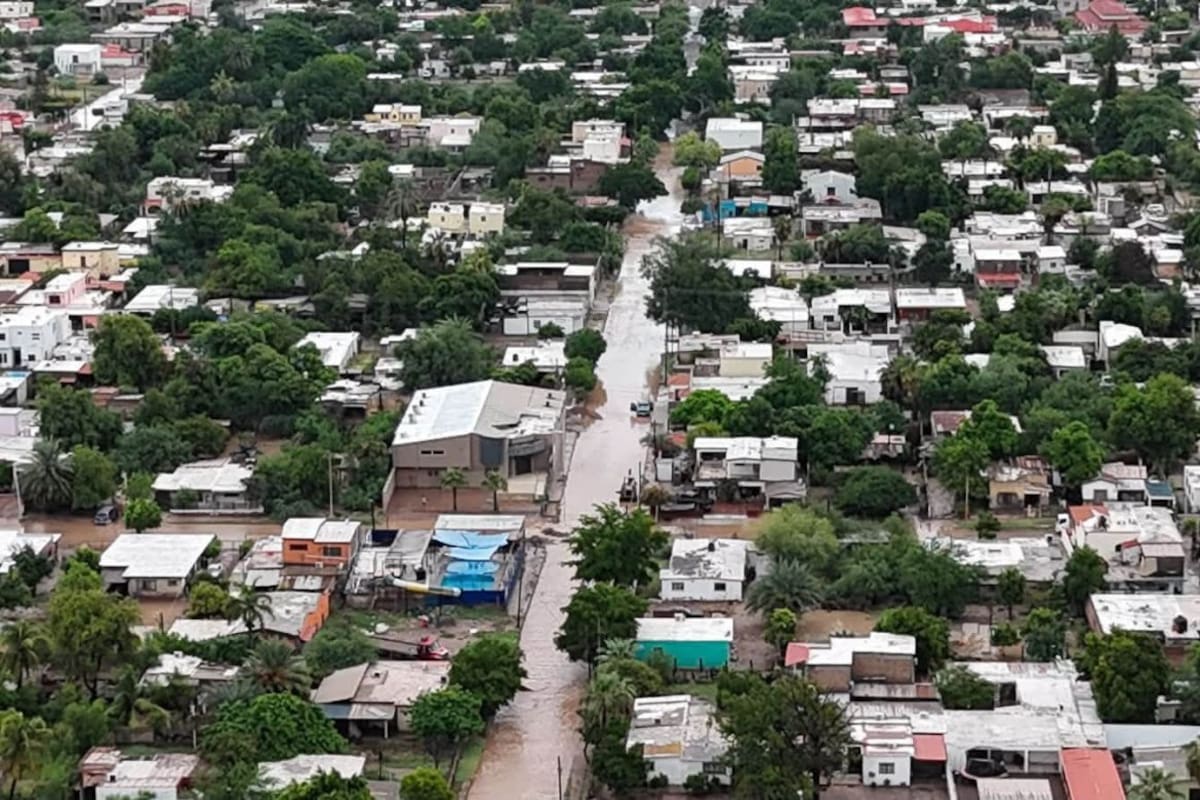 Tras lluvias en Sonora, Protección Civil evalúa afectaciones en Empalme con al menos 13 viviendas dañadas y confirma que los refugios siguen operativos