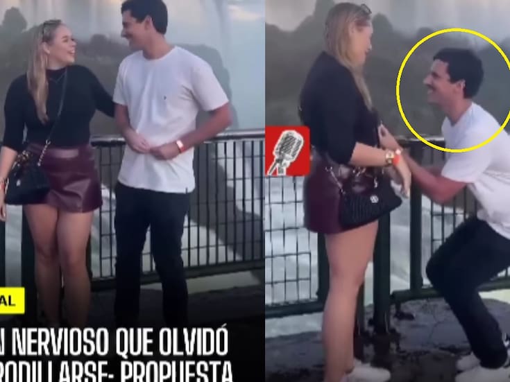 “Casi baila de nervios”: hombre olvida cómo arrodillarse al proponer matrimonio