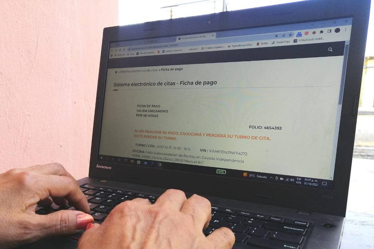 SAT BC alerta sobre página falsa de trámite de regularización de autos