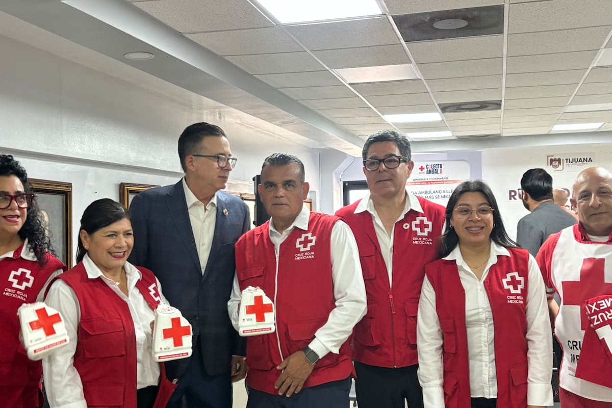 Cruz Roja intensifica colecta en Tijuana ante aumento de emergencias