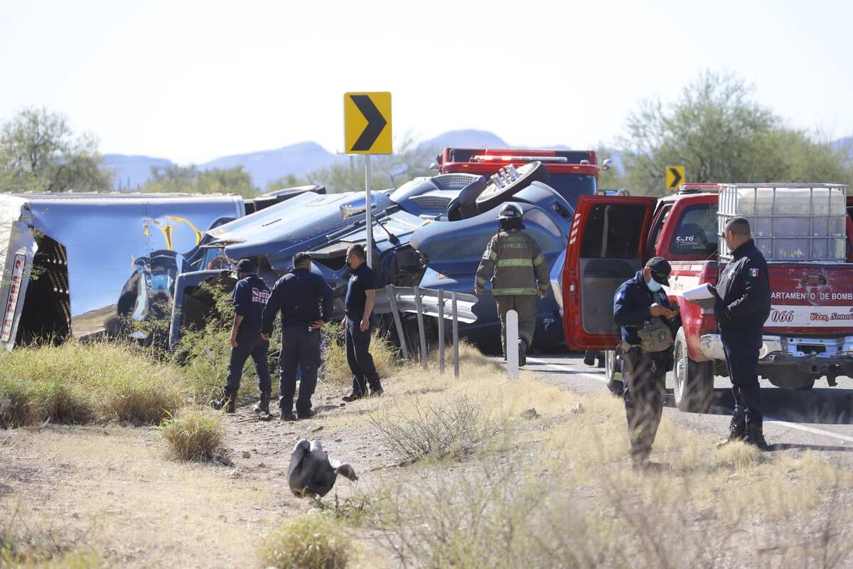 VIDEO: Fatal accidente en tramo carretero San Pedro-Ures deja dos personas fallecidas