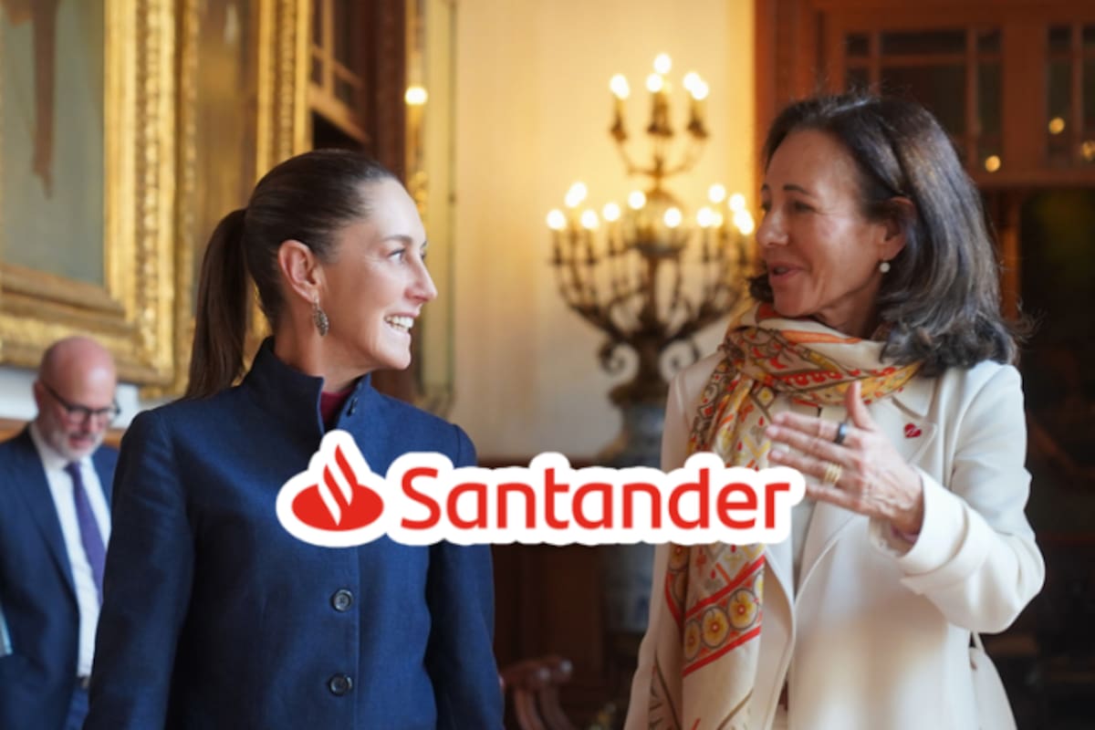 Claudia Sheinbaum se reúne con Ana Botín, presidenta de Banco Santander, para anunciar inversiones en México