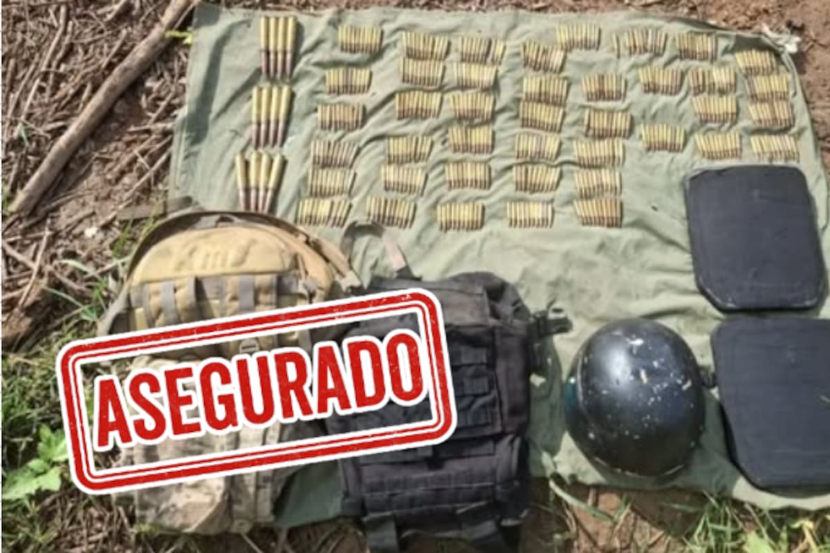 Hallan arsenal oculto en Sinaloa: 425 balas y equipo táctico cerca del poblado Las Higueras