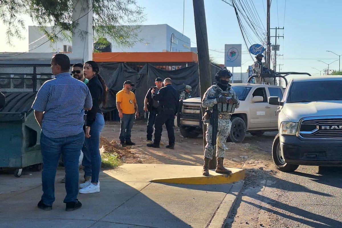 Dos hombres armados asaltan constructora en Hermosillo y huyen con 300 mil pesos