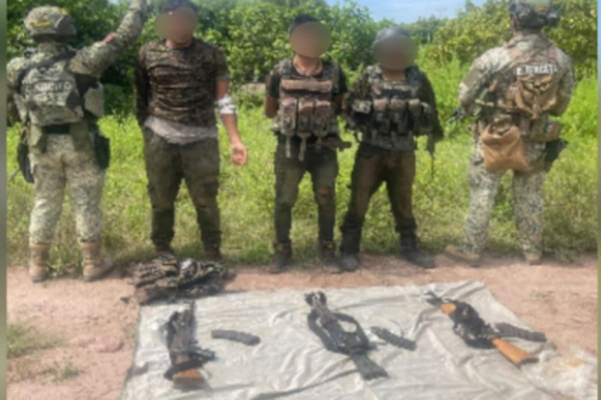 Detienen a 3 civiles armados en Escuinapa durante operativo