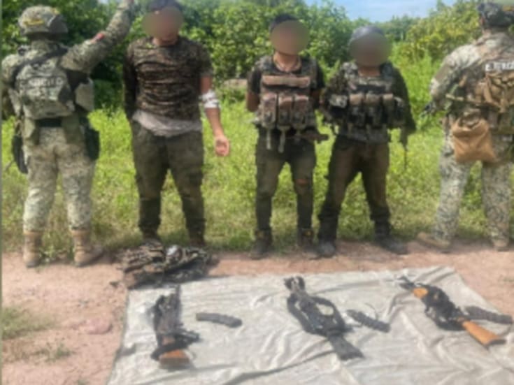 Detienen a 3 civiles armados en Escuinapa durante operativo