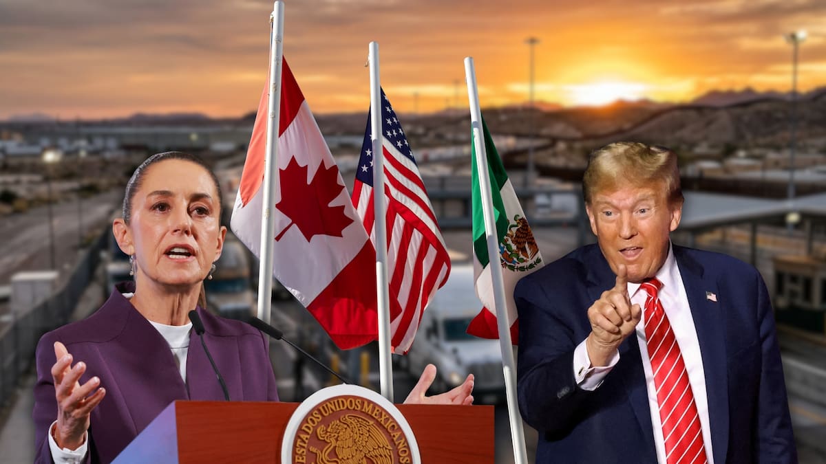 El futuro del T-MEC entra en revisión mientras México busca extenderlo por 16 años y Estados Unidos evalúa mantenerlo bajo negociación hasta 2036. (Reuters/Canva)