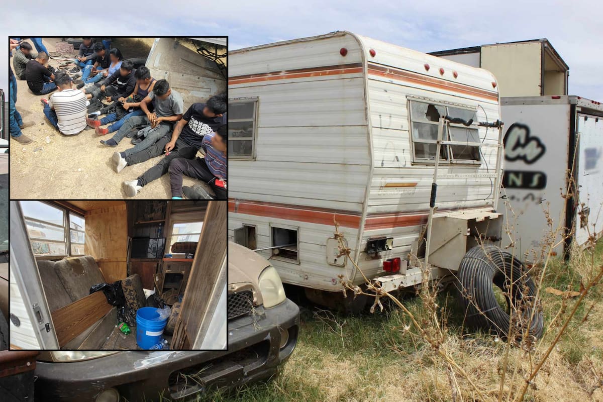Localizan a 17 inmigrantes escondidos en casa rodante de Nogales, AZ
