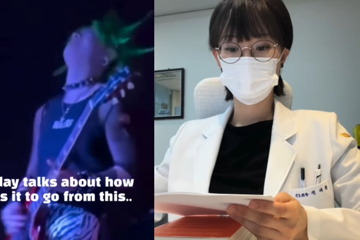 “Es la Hannah Montana punk” Mujer causa revuelo al mostrar su doble vida: de día doctora y de noche integrante de una banda