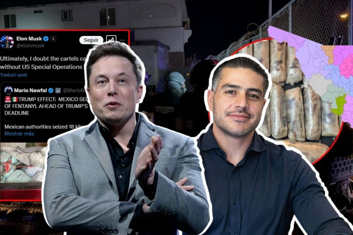 Elon Musk duda que los cárteles puedan ser detenidos sin intervención de EU tras decomiso de fentanilo en Sonora