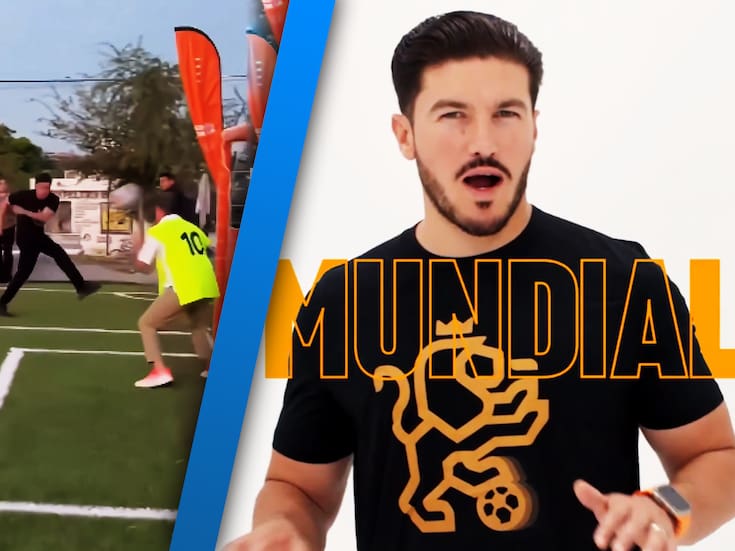 Samuel García impresiona con golazo en inauguración de canchas de futbol en Nuevo León