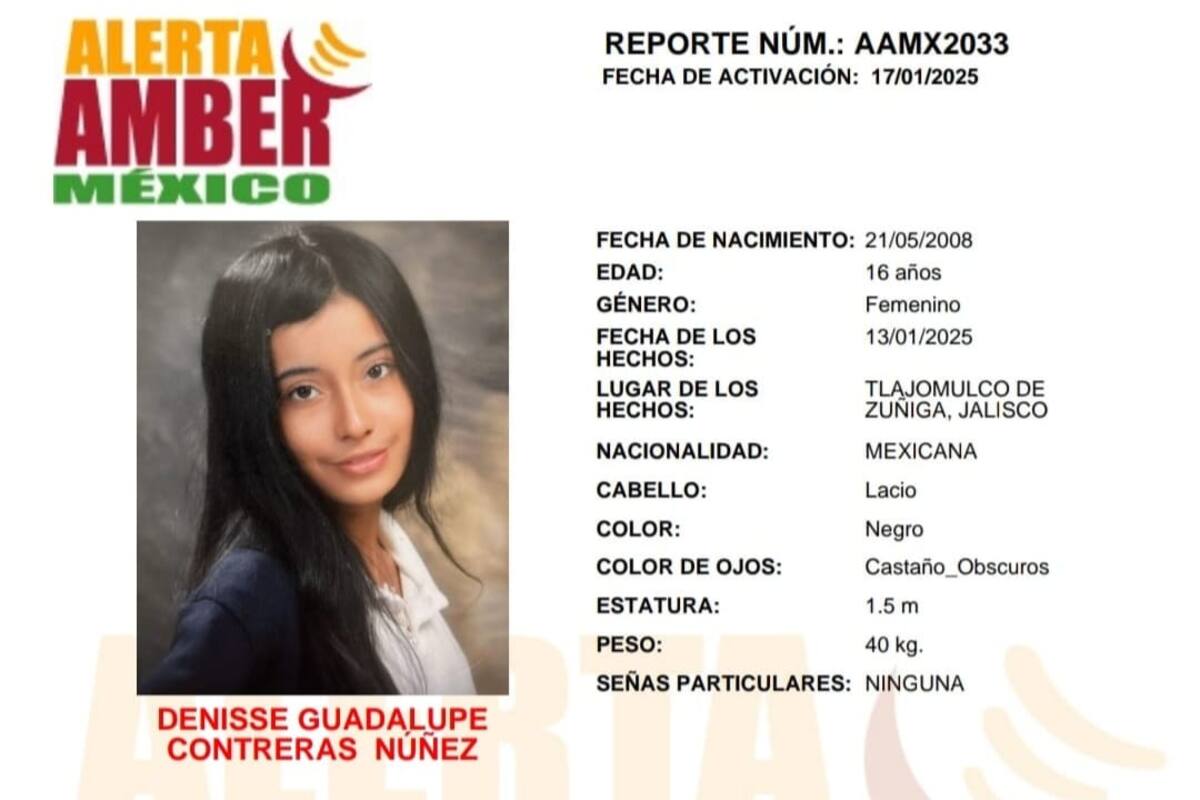 Activan Alerta Amber por Denisse Guadalupe Contreras Núñez