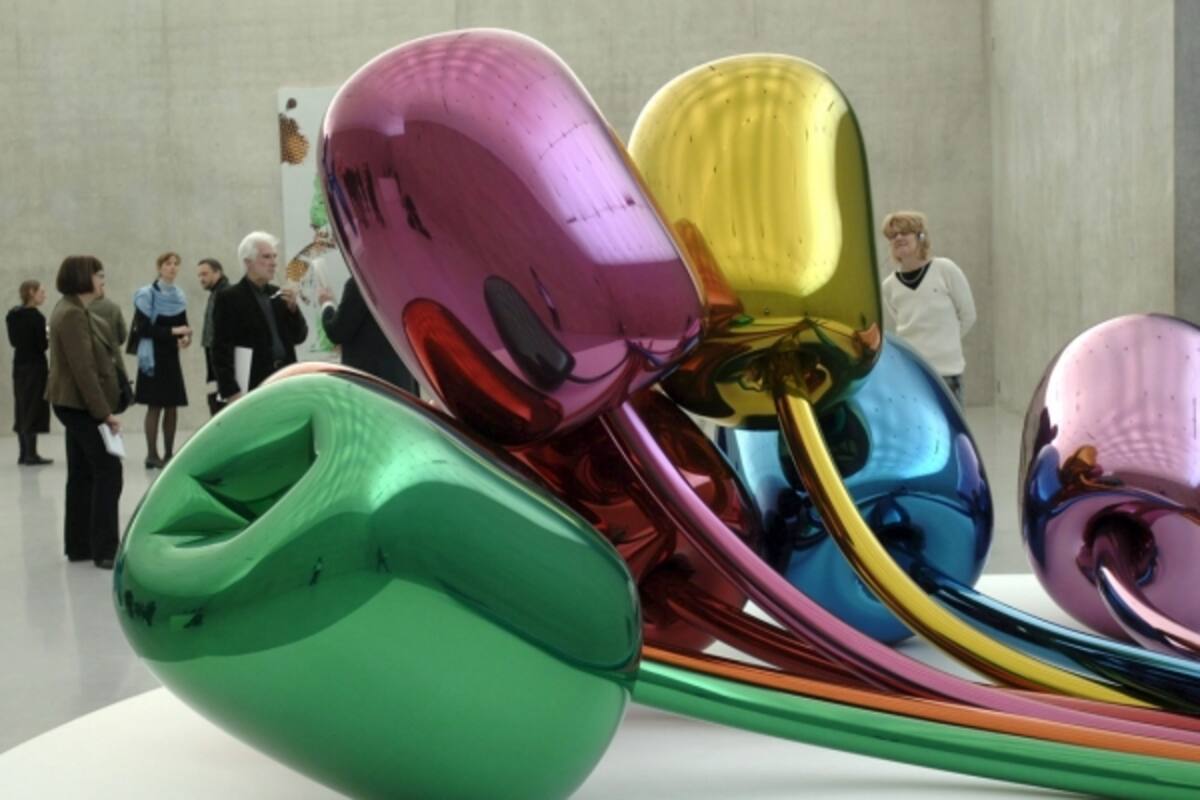 "Tulipanes" de Jeff Koons fueron comparados con traseros en París