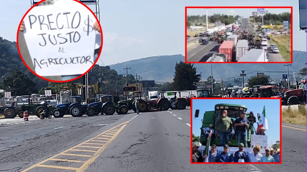 Agricultores ya comenzaron con el bloqueo en carreteras, casetas y Palacio Nacional en protesta nacional por precios injustos en la compra de sus productos, pero aún no hay postura oficial