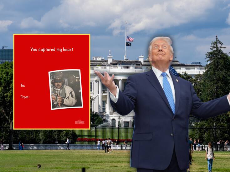 “Capturaste mi corazón”: La Casa Blanca se burla de Maduro con tarjeta de San Valentín