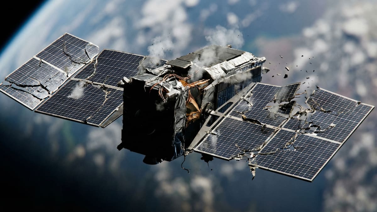 Aunque no hay riesgo inmediato para la Estación Espacial Internacional, expertos mantienen vigilancia constante sobre los fragmentos generados. /Imagen ilustrativa hecha con IA
