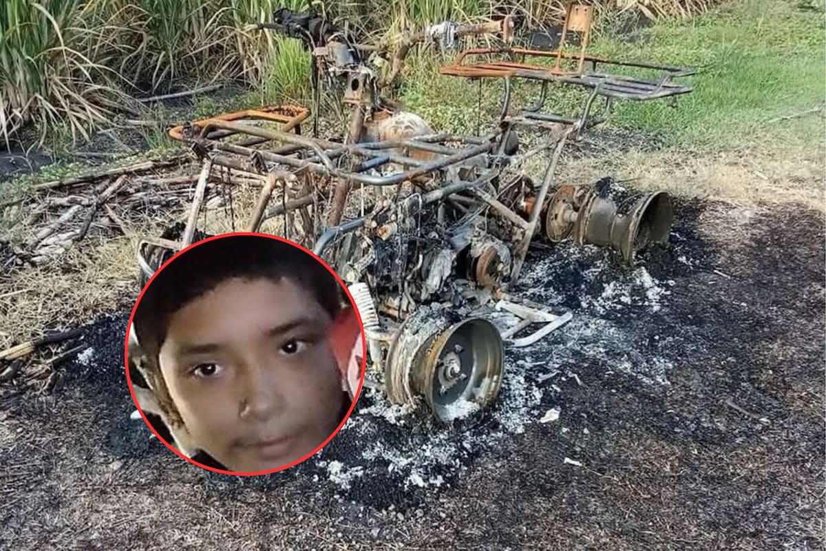 Hallan sin vida a adolescente desaparecido en Morelos; su cuatrimoto estaba completamente quemada