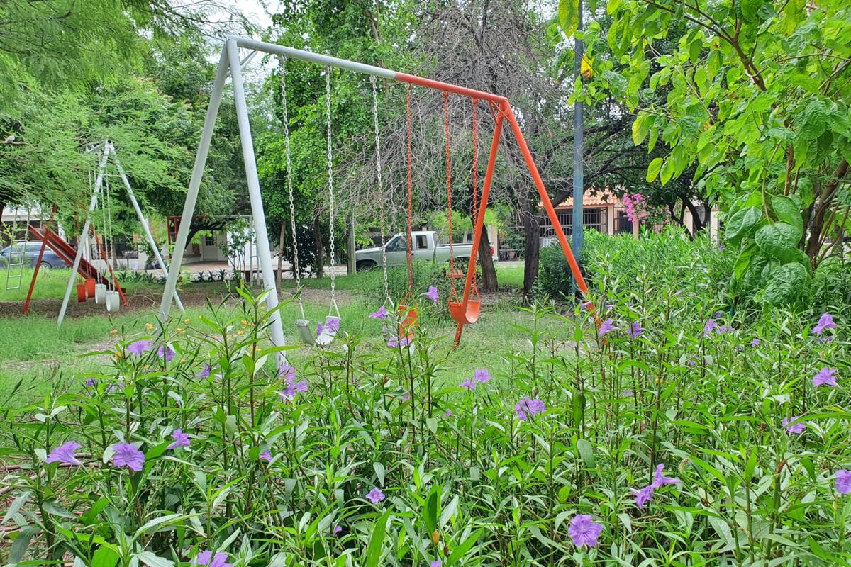 Hermosillo: Vecinos se han encargado de mantener limpio y en muy buen estado el parque de la colonia Staus