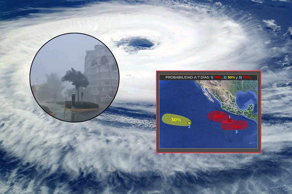 Ciclón Carlotta podría llegar a México, alerta Conagua: ¿Cuándo y qué estados afectaría?