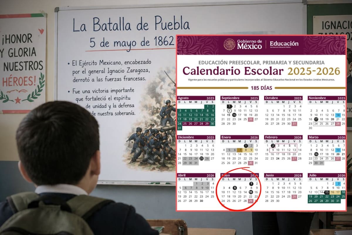¿Megapuente escolar de 4 días por la Batalla de Puebla y el Día del Trabajo? Esto dice el calendario oficial de la SEP sobre si habrá clases el lunes 4 de mayo