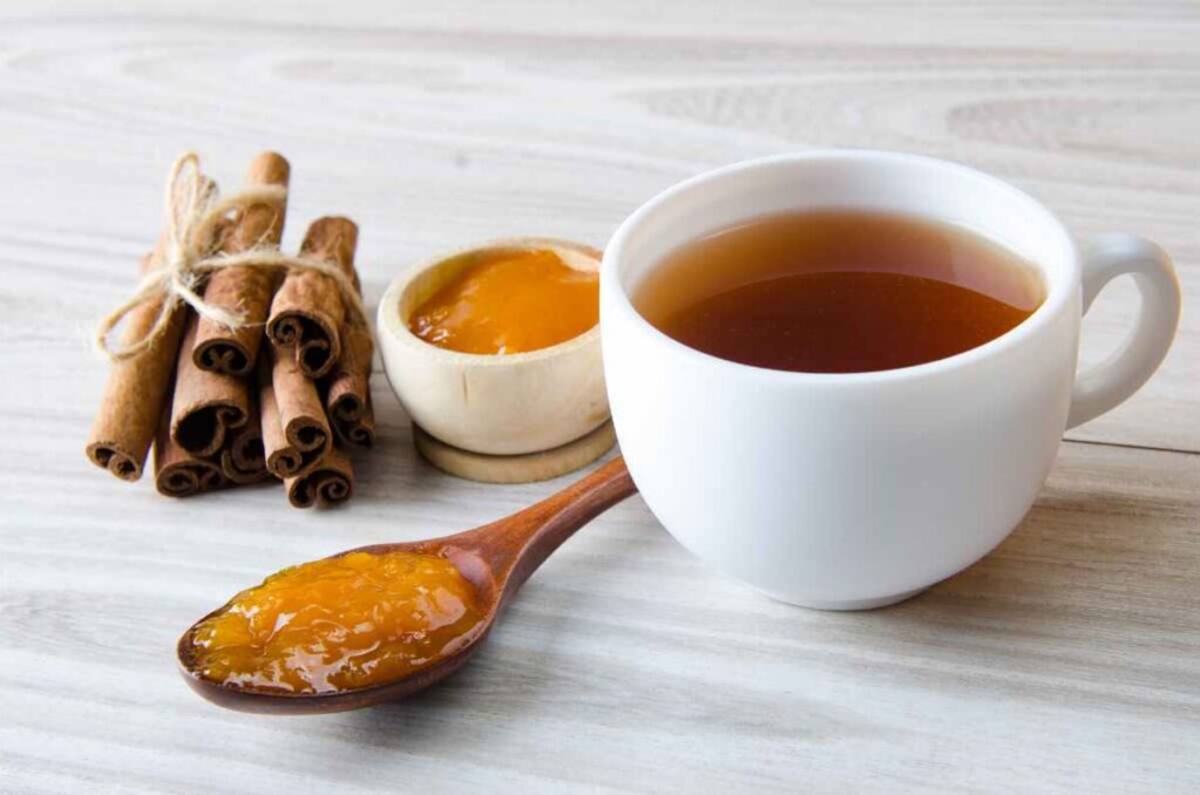 Té blanco con mandarina y durazno