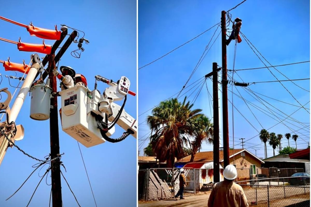 Tormentas dejaron a miles sin electricidad en el Valle Imperial
