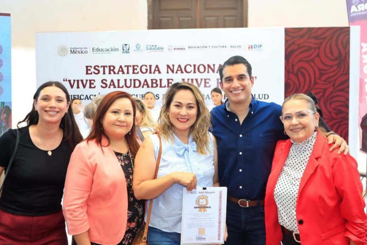 Escuelas Promotoras de la Salud en Sonora: certifican planteles que refuerzan bienestar y prevención en alumnos