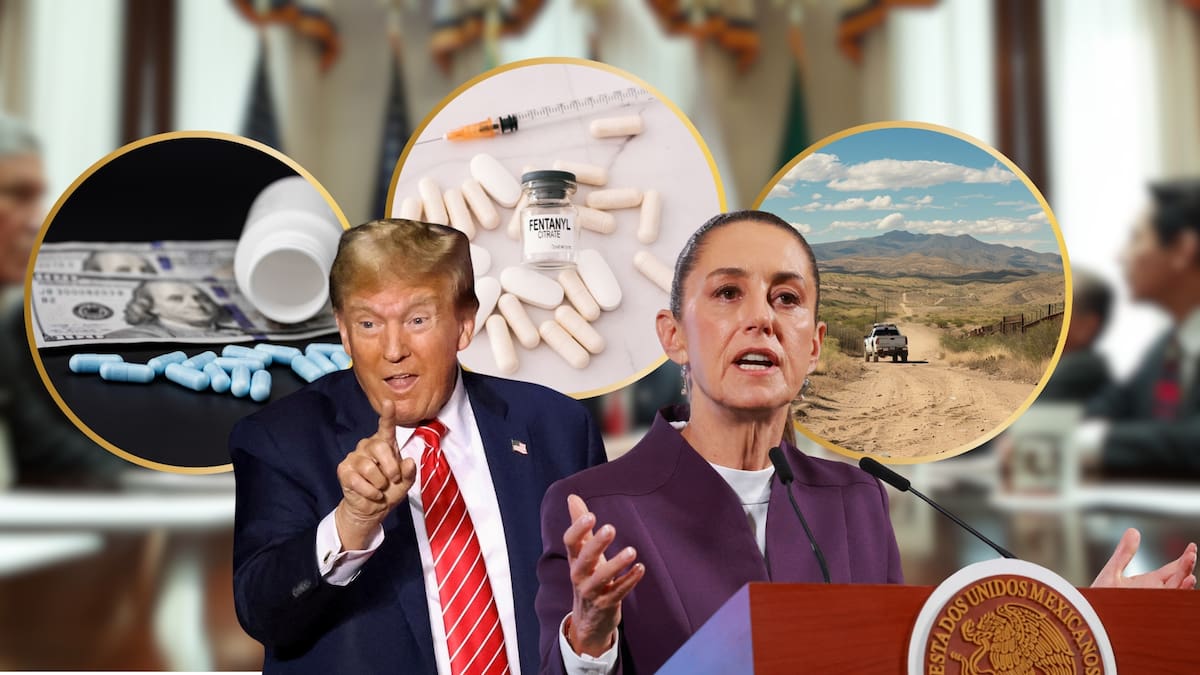 La cooperación bilateral incluye acciones contra el tráfico de fentanilo y armas. (Reuters/Canva)