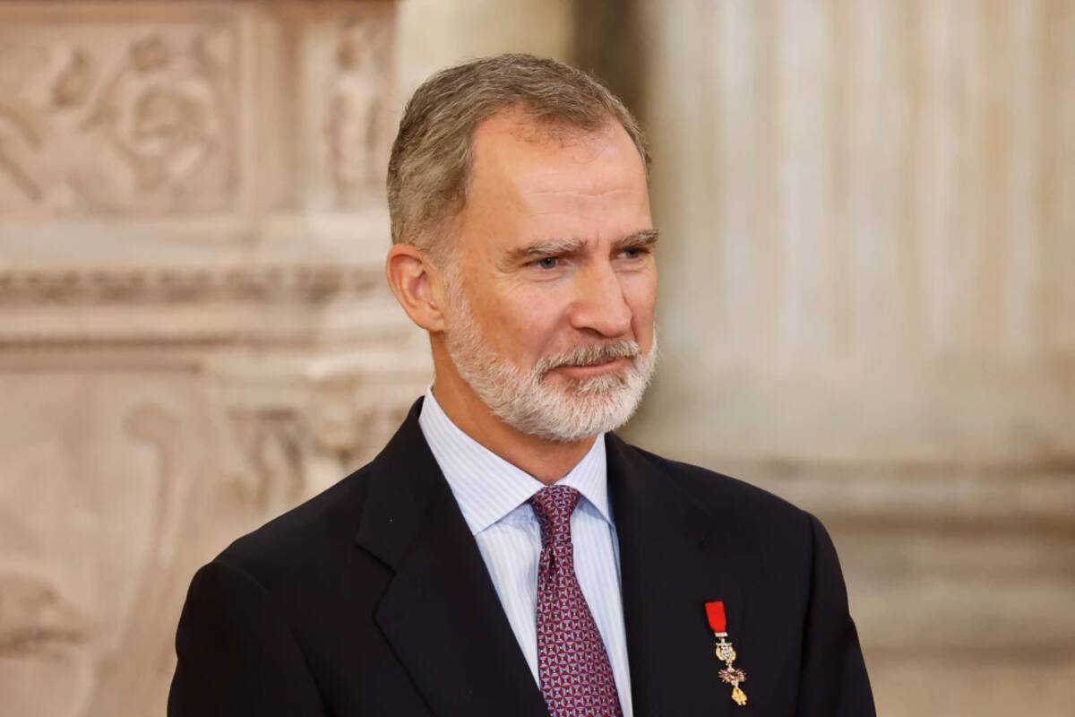 El rey Felipe VI de España asiste a los actos conmemorativos del 10mo aniversario de su proclamación como rey de España en el Palacio Real de Madrid, el 19 de junio de 2024. | Crédito: Juan Medina/Pool Foto vía AP/Archivo