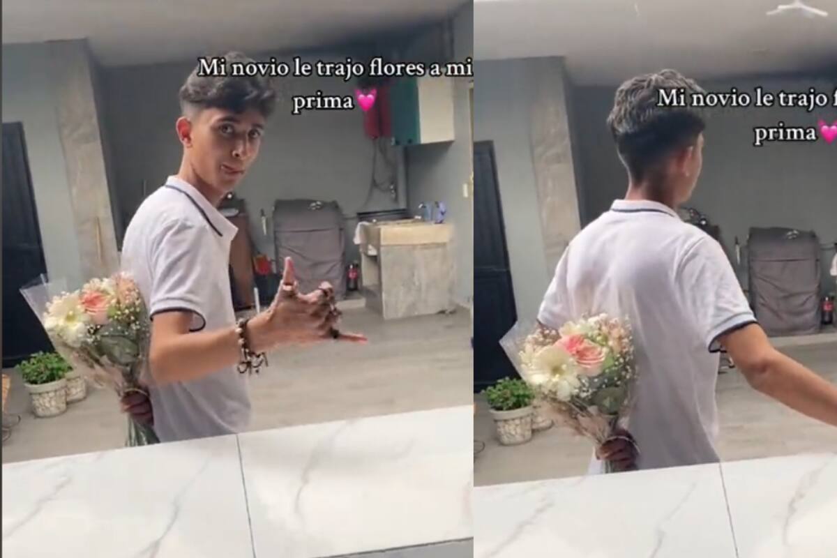 “Mi novio le trajo flores a mi prima”: joven causa debate en TikTok, pero al final no era lo que parecía