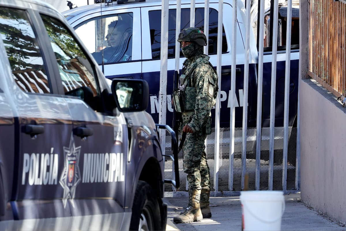 Se avisó que presuntamente había personas armadas en un kinder en desuso. Foto: Sergio Ortiz
