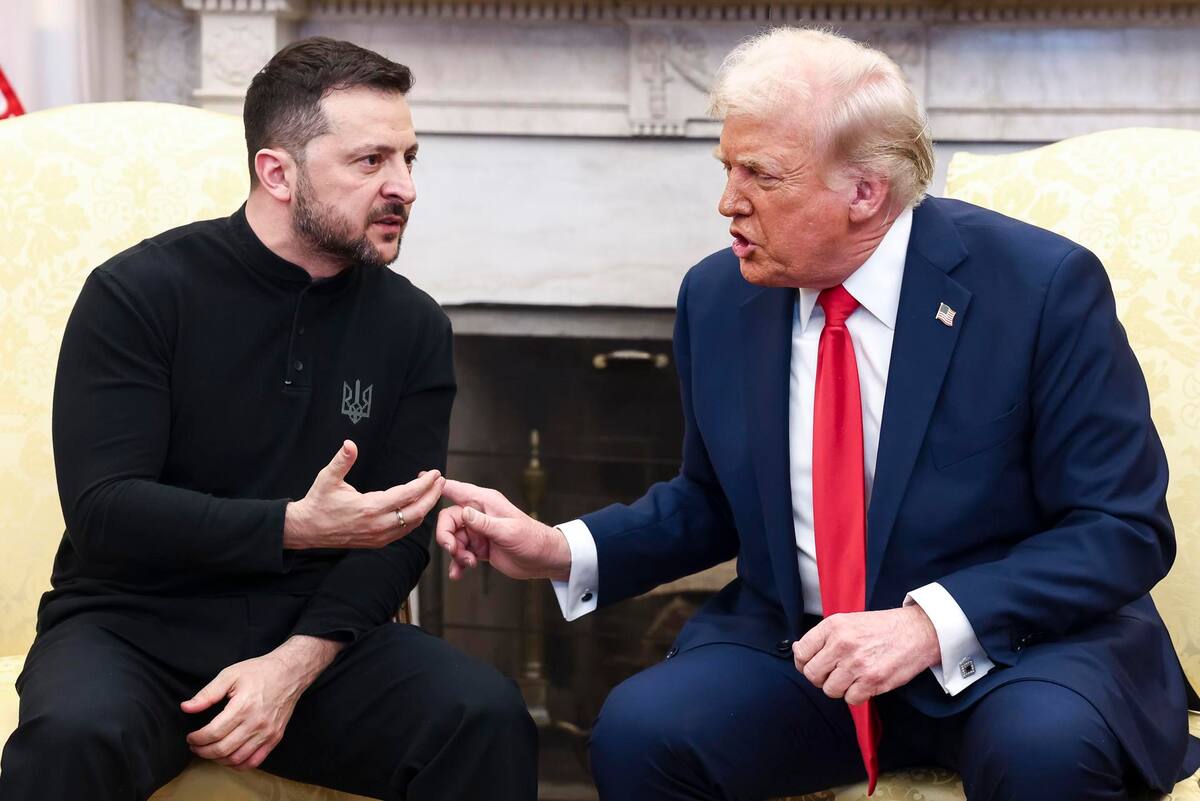 Trump no negociará con Zelenski y le dice que "puede volver cuando esté listo para la paz"
