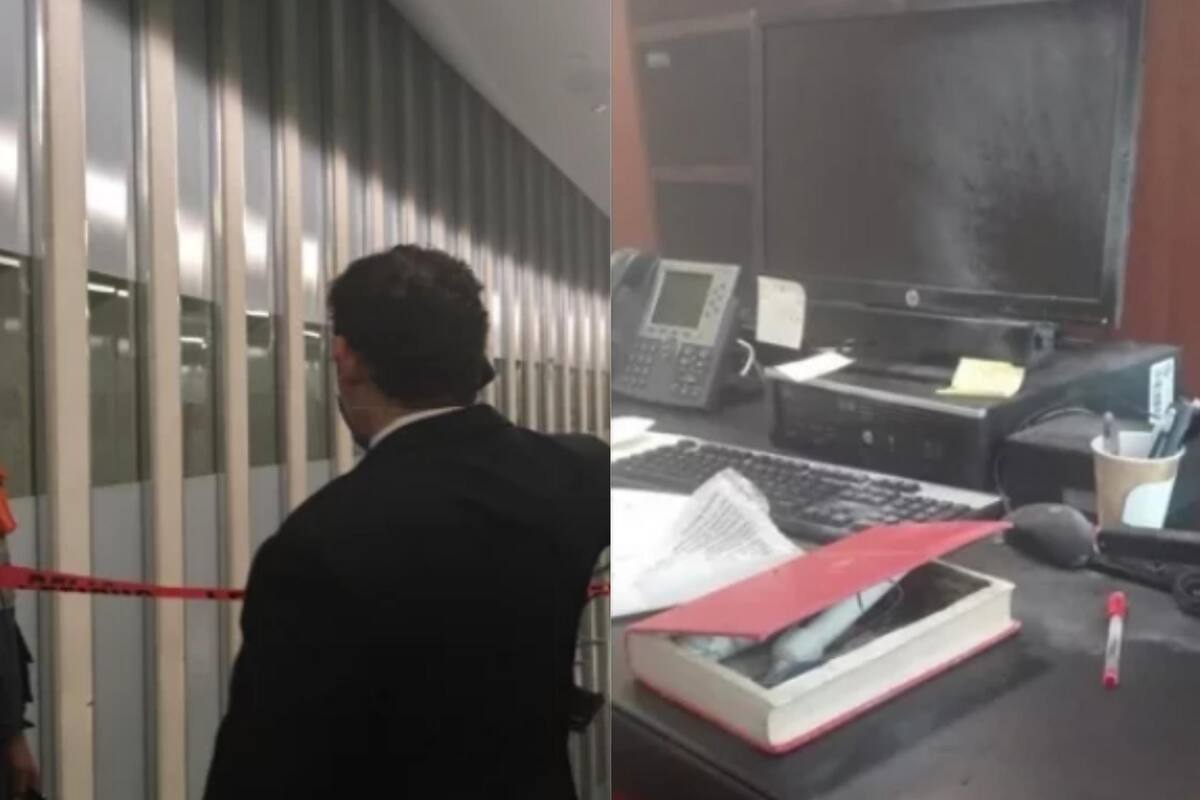 "Bien y fuerte": Senadora de Morena tras explosión de libro-bomba