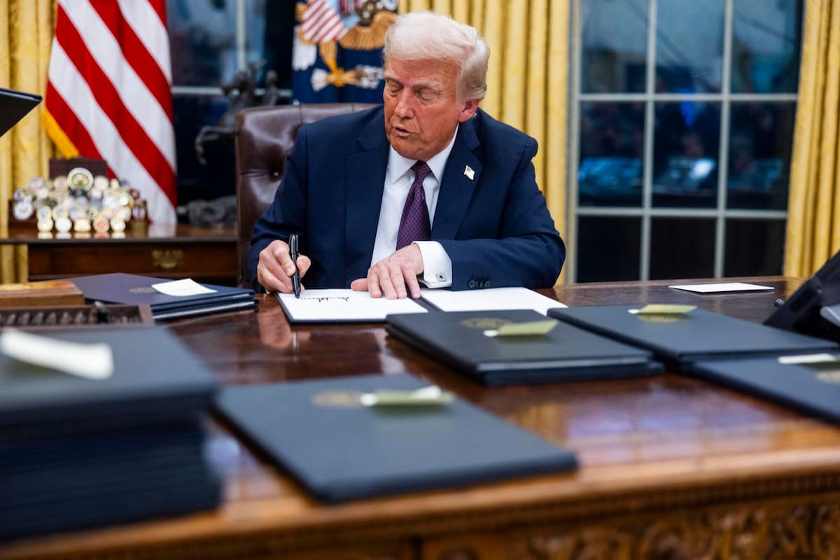 El presidente de Estados Unidos, Donald Trump.