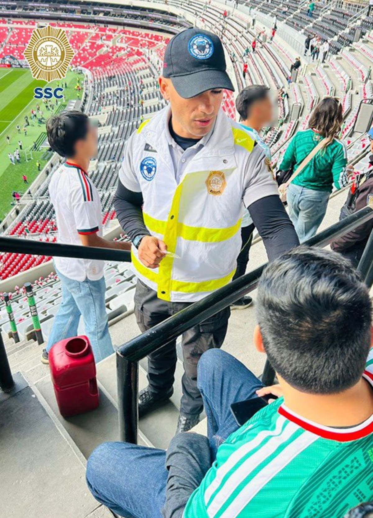 Operativo “Estadio Seguro” de la SSC. | Foto: Secretaría de Seguridad Ciudadana de la Ciudad de México
