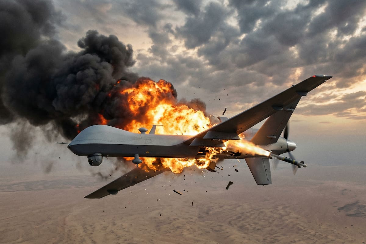 Este dron militar de Estados Unidos cuesta 30 millones de dólares y ya han derribado 24 en el conflicto con Irán, provocando pérdidas por 720 millones y exhibiendo una preocupante vulnerabilidad frente a defensas aéreas modernas