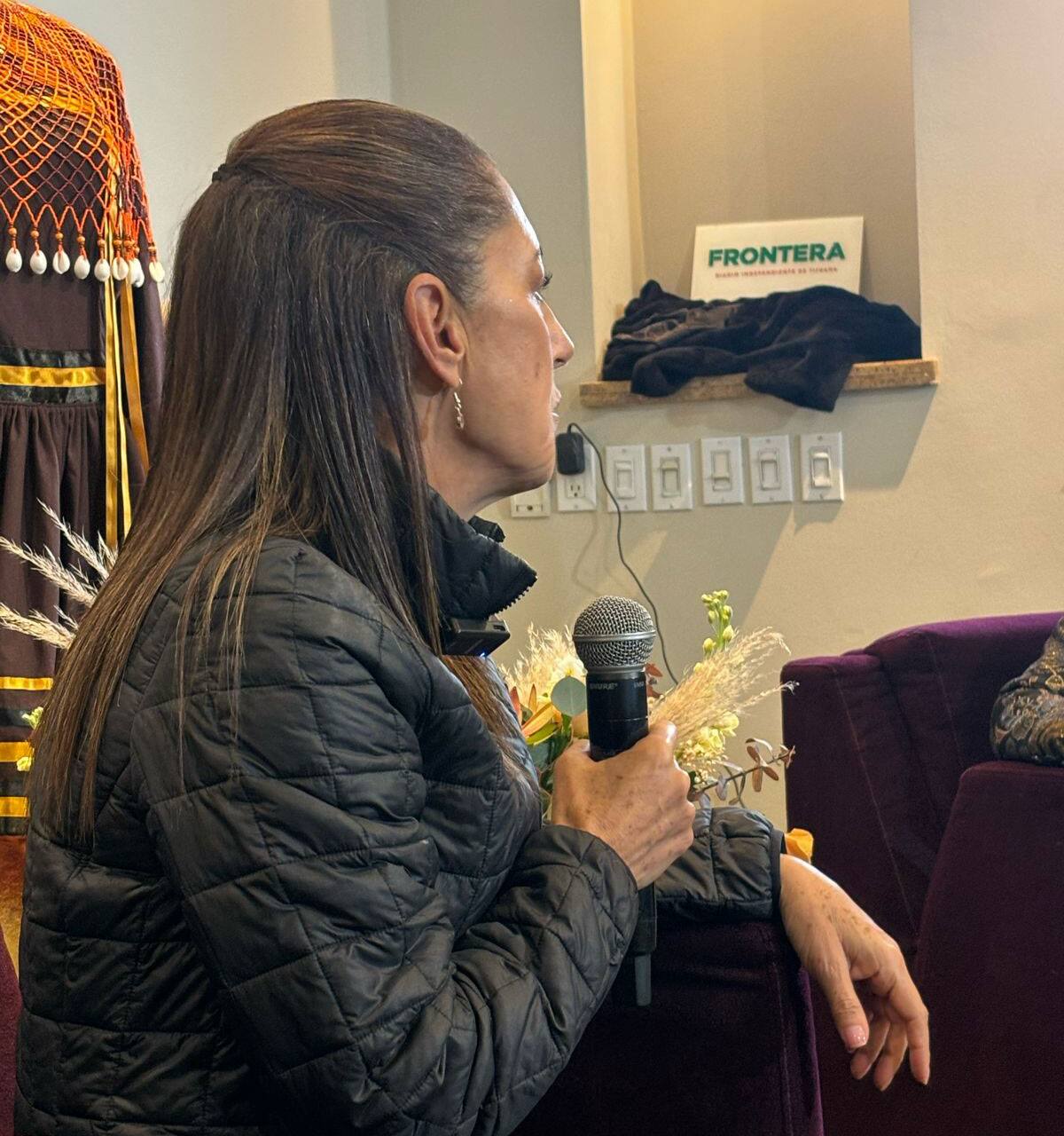 Claudia Sheinbaum en Tijuana.