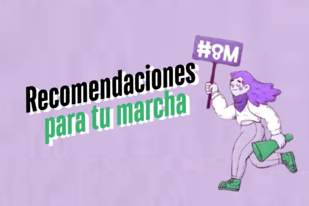 Recomendaciones clave para asistir a la marcha del 8M